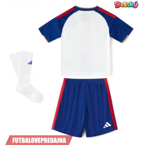 Lacne Dětský Futbalové dres Olympique Lyonnais 2026-27 Krátky Rukáv - Domáci (+ trenírky)